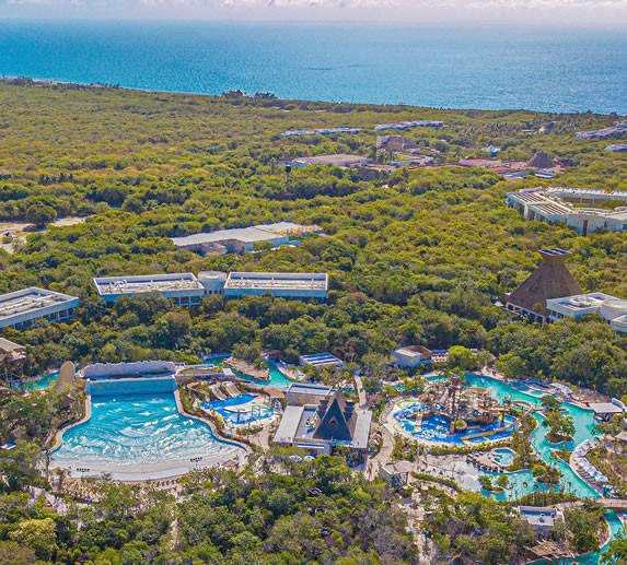 Aerial view of Jungala, in the Riviera Maya