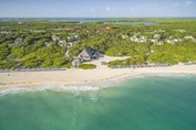 Aerial view of the beach of Cayo Santa Maria