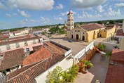 aerial view from the hotel terrace