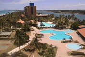 Vista aérea del hotel Playa Caleta