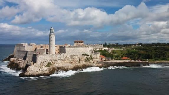 Vista del Castillo de los Tres Reyes del Morro