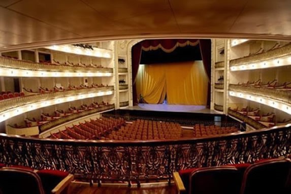 View of the theater from the balconies