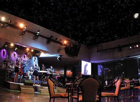 Interior view of the cabaret dance floor