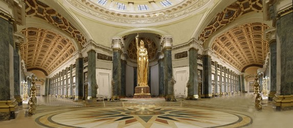 Vista del interior del Capitolio de la Habana 