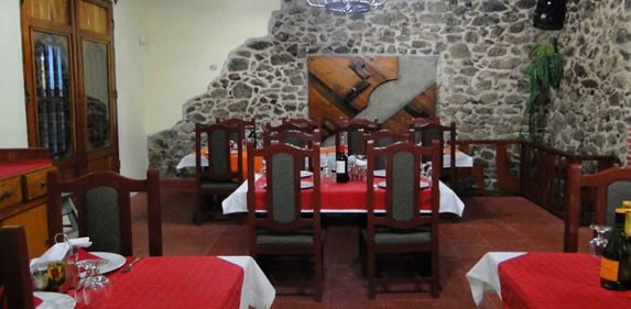 Interior of La Bodeguita restaurant