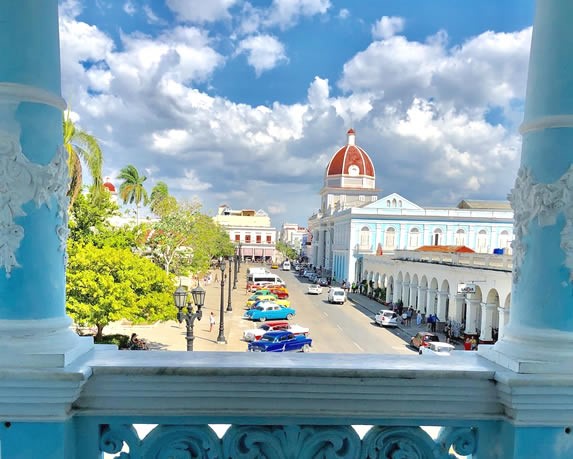 Views from the Palacio Ferrer art museum