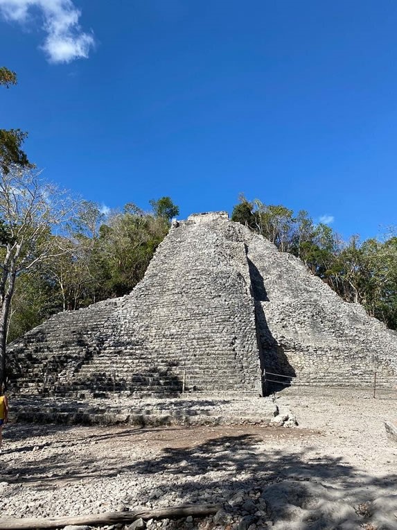 Coba archaeological zone view